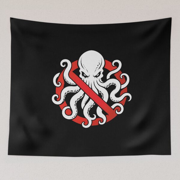 Item preview, Lovecraft Cthulhu – Forbidden Tentacle Emblem designed and sold by Fenay Designs.