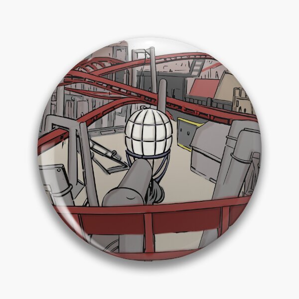 Item preview, F.L.Y. Illustration - Phantasialand Flying Launch Coaster (Theme Park Fan Art) designed and sold by FoolishDreamers.