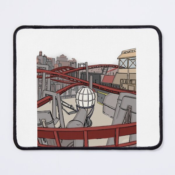Item preview, F.L.Y. Illustration - Phantasialand Flying Launch Coaster (Theme Park Fan Art) designed and sold by FoolishDreamers.