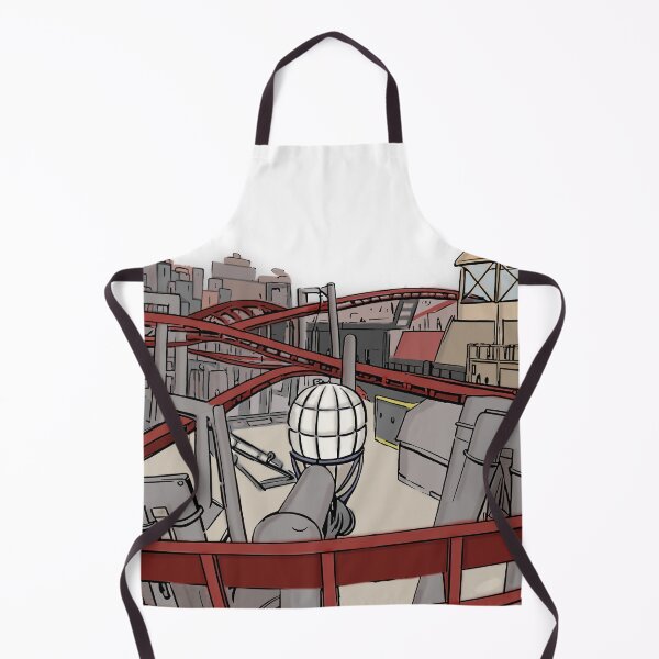Item preview, F.L.Y. Illustration - Phantasialand Flying Launch Coaster (Theme Park Fan Art) designed and sold by FoolishDreamers.