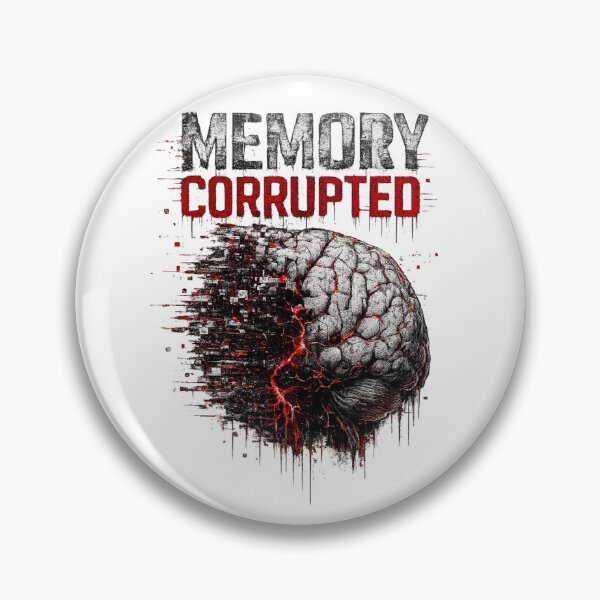 Artikelvorschau, MEMORY CORRUPTED – Glitch Brain Dark Cyberpunk Design entworfen und verkauft von UnglaublichGut.