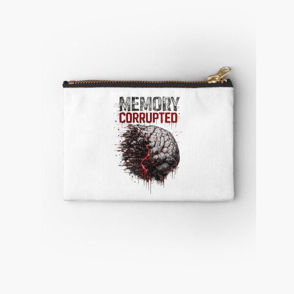 Item preview, MEMORY CORRUPTED – Glitch Brain Dark Cyberpunk Design designed and sold by UnglaublichGut.