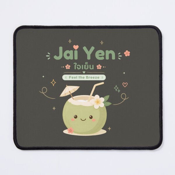 Item preview, Jai Yen | Jai Yen | Feel the Breeze – Cute Thai Coconut Soft Life Design | Soft Thailand™ designed and sold by CosmicQuietStudio.