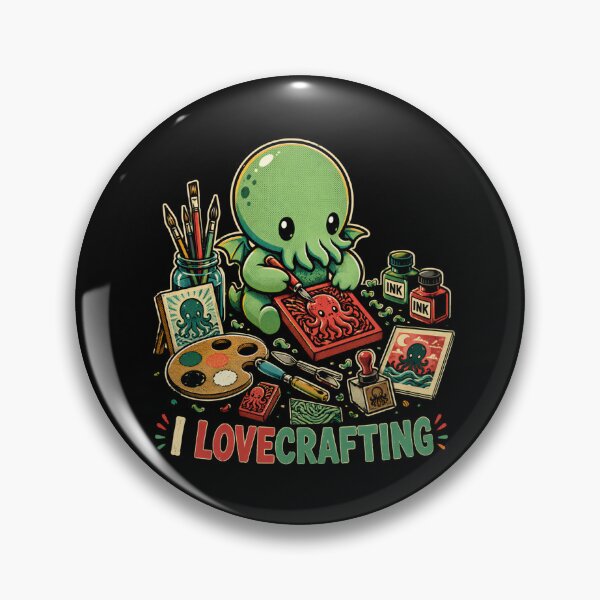 Item preview, Lovecraft Cthulhu – I Love Crafting Art Studio designed and sold by Fenay Designs.