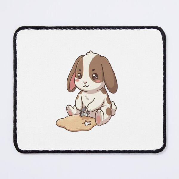 Item preview, Cute Bunny Baking Star Cookies designed and sold by Ella_Sketch.