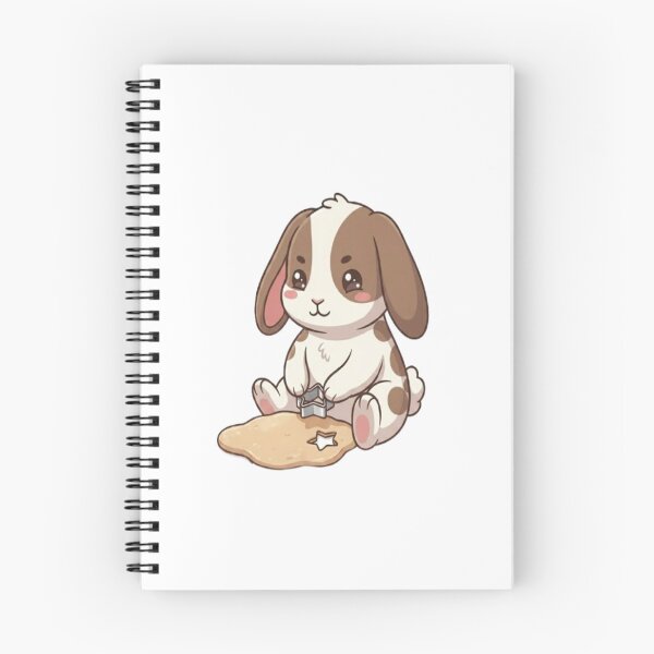 Item preview, Cute Bunny Baking Star Cookies designed and sold by Ella_Sketch.