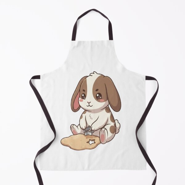 Item preview, Cute Bunny Baking Star Cookies designed and sold by Ella_Sketch.
