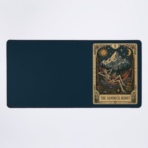 Item preview, Hammock Hermit Tarot Inspired Camping Adventure Art designed and sold by merchxwear.