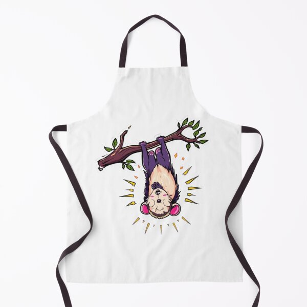 Item preview, Cute Hanging Opossum Branch Sparkle Illustration designed and sold by ByKayaPrints.