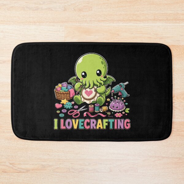 Item preview, Lovecraft Cthulhu – I Love Crafting Stitchery designed and sold by Fenay Designs.