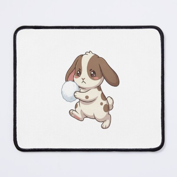 Item preview, Cute Bunny Throwing A Snowball designed and sold by Ella_Sketch.