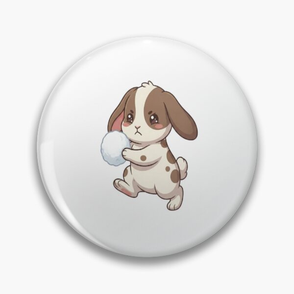 Item preview, Cute Bunny Throwing A Snowball designed and sold by Ella_Sketch.