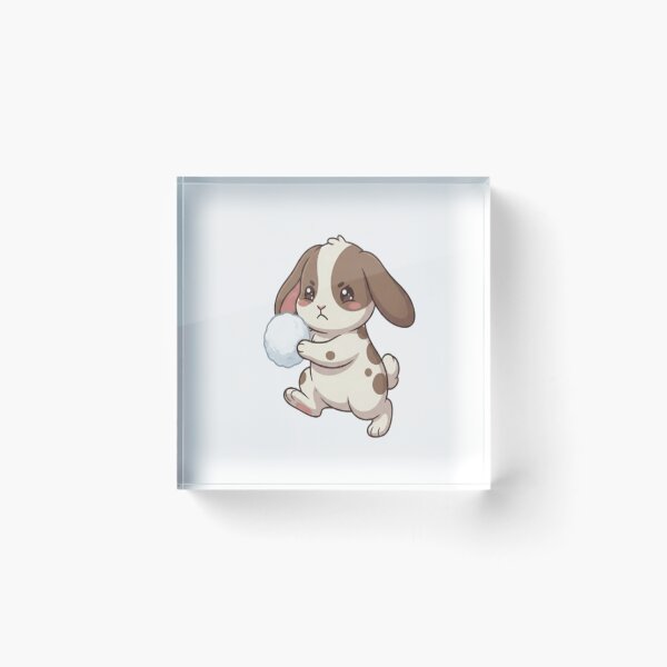 Item preview, Cute Bunny Throwing A Snowball designed and sold by Ella_Sketch.