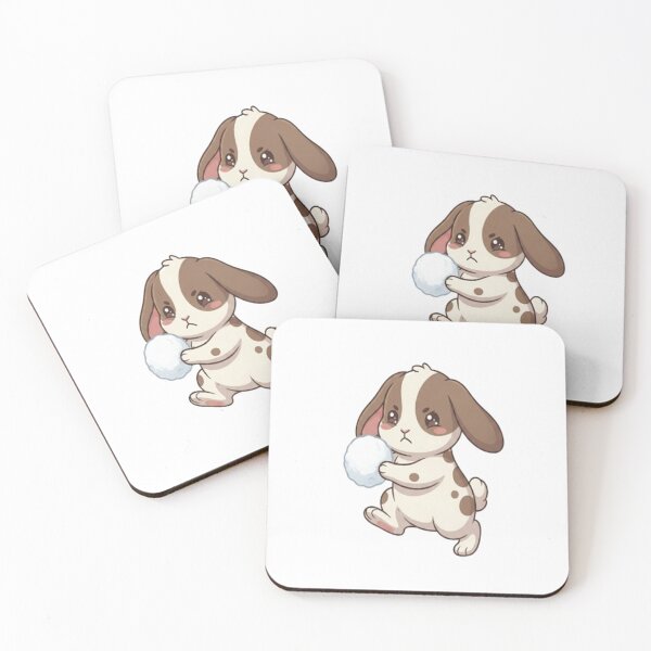 Item preview, Cute Bunny Throwing A Snowball designed and sold by Ella_Sketch.