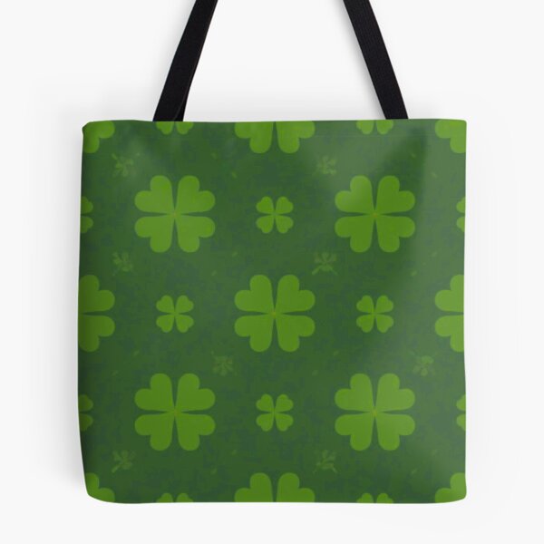 Item preview, Lucky Four Leaf Clover Seamless Pattern Green designed and sold by Wawa5656.