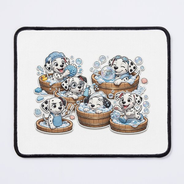 Item preview, Cute Dalmatian Puppy Bubble Bath designed and sold by Pixel Alchemy1.