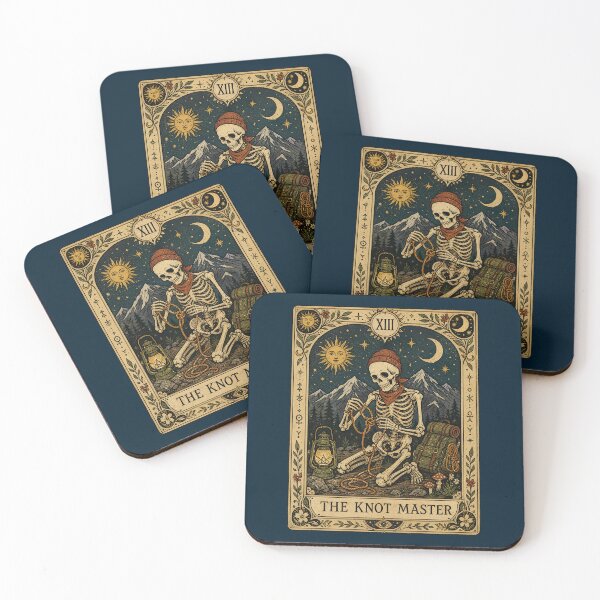 Item preview, Outdoor Survival Knots Wilderness Tarot Art designed and sold by merchxwear.
