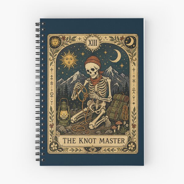 Item preview, Outdoor Survival Knots Wilderness Tarot Art designed and sold by merchxwear.