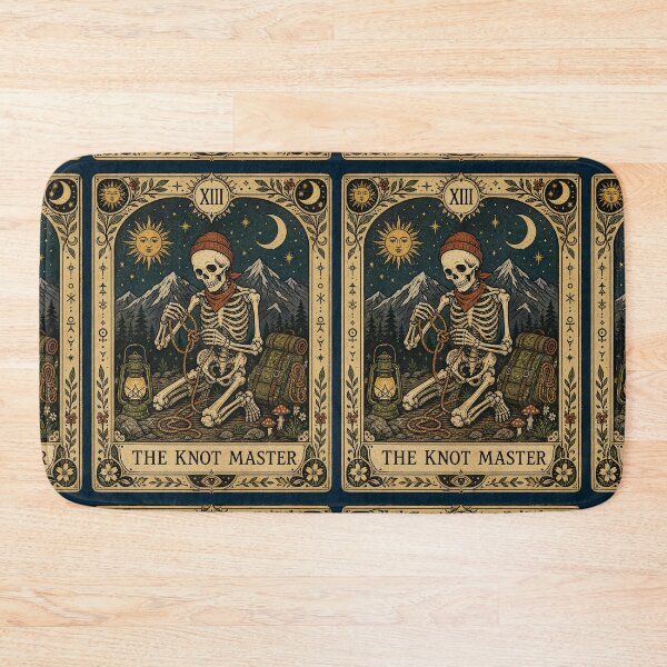 Item preview, Outdoor Survival Knots Wilderness Tarot Art designed and sold by merchxwear.