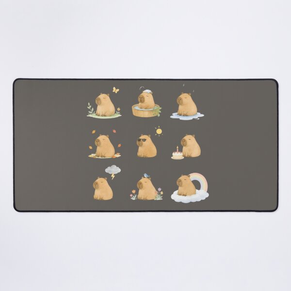 Item preview, Unbothered Capybara – Calm Through the Chaos designed and sold by ManggaeJM.