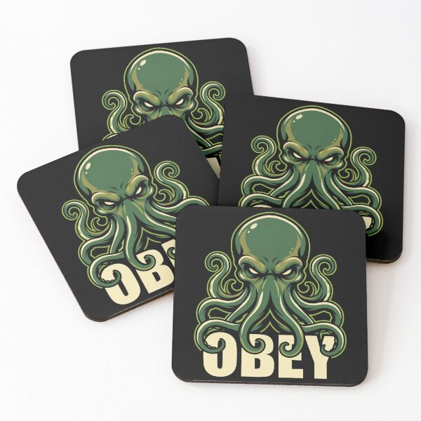 Item preview, Lovecraft Cthulhu – OBEY Tentacle Poster designed and sold by Fenay Designs.