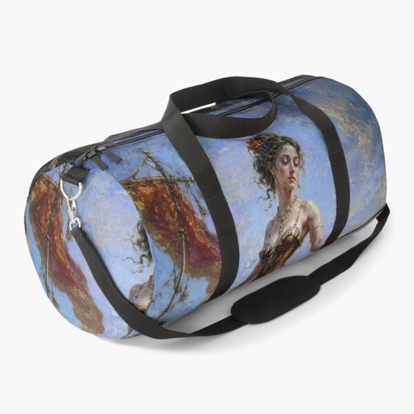 Item preview, A painting of a tightrope walker. designed and sold by GalleryKauffeld.