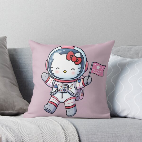 Aperçu de l'œuvre Hello Kitty astronaute dans l'espace créée et vendue par myfavoritegifts.