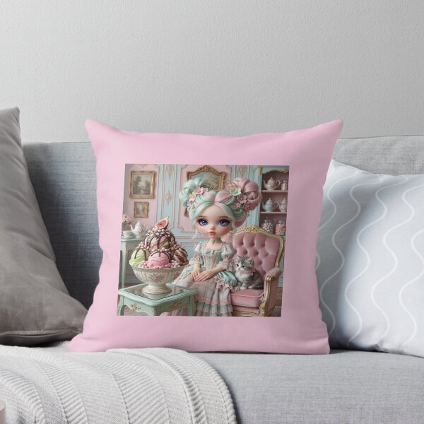 Item preview, ​Sweet Pastel Dream with Doll and Kitten. designed and sold by JoyNest = "The nest of joy".