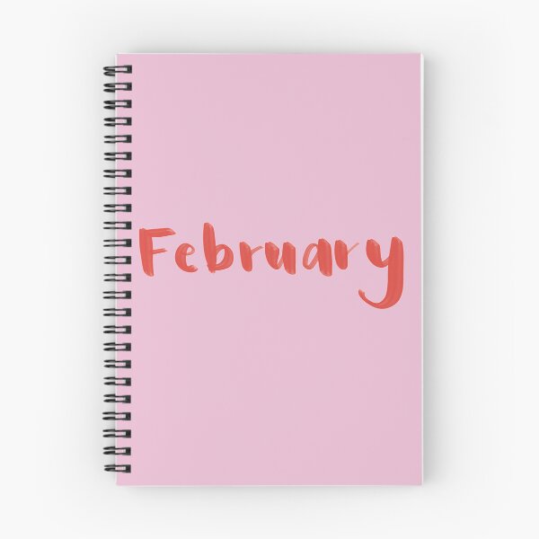 Item preview, February Typography | Minimalist Month Quote | Modern Script Text Design designed and sold by Rush2Buy.