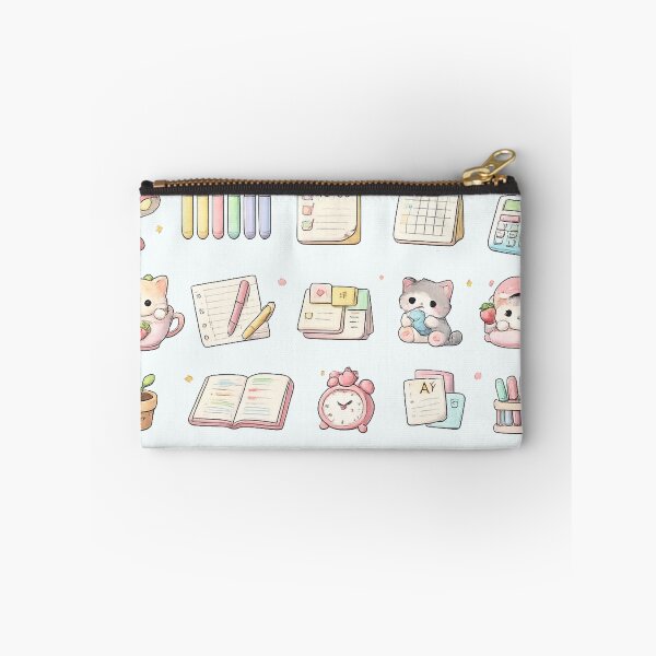 Item preview, Cute Kawaii Study Stationery Cute Kitten Pastel School Aesthetic designed and sold by Rehnair.