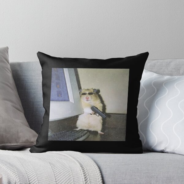 Item preview, Funny Hacker Hamster Meme | Cool Hamster with Sunglasses holding a gun designed and sold by Gbriel3.