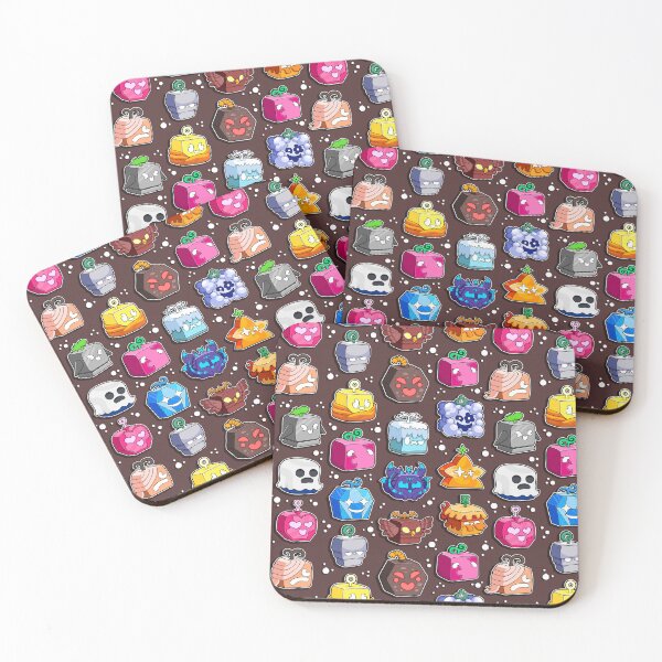 Item preview, Blox Fruits Roblox Seamless Pattern  designed and sold by Kubala Designs.