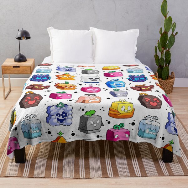 Item preview, Blox Fruits Roblox Seamless Pattern designed and sold by Kubala Designs.