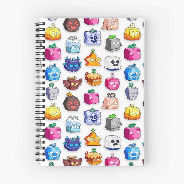 Item preview, Blox Fruits Roblox Seamless Pattern  designed and sold by Kubala Designs.