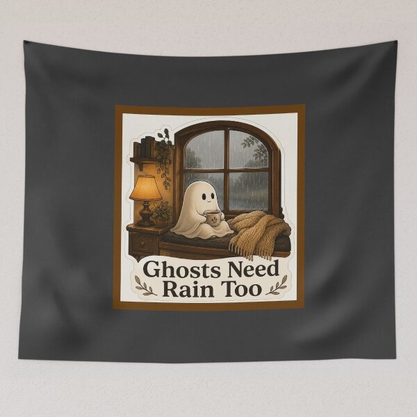 Item preview, Ghosts Need Rain Too designed and sold by QuietNovaShop.