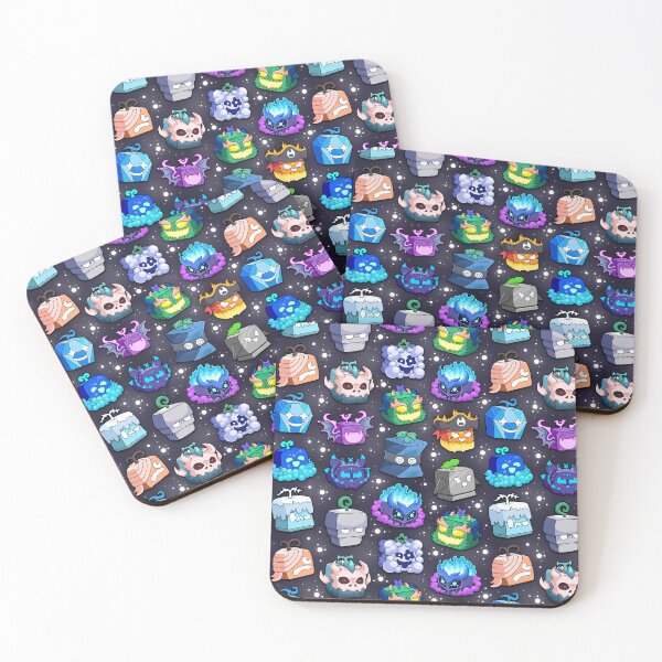 Item preview, Blox Fruits Roblox Seamless Pattern  designed and sold by Kubala Designs.