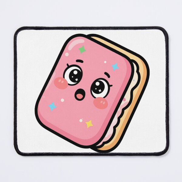 Item preview, Cute Curious Kawaii Ice Cream Sandwich Cartoon | Adorable Ice Cream Sandwich Sticker & Gift Design designed and sold by Rood Art Studio.