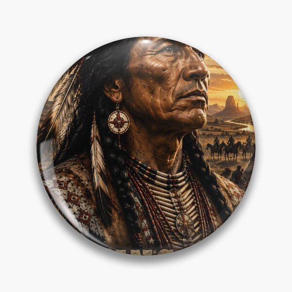 Item preview, Sitting Bull Lakota leader designed and sold by RabeART.