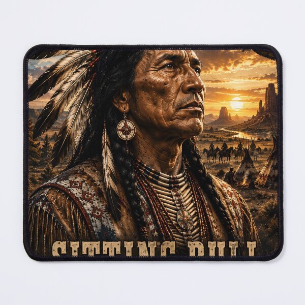 Item preview, Sitting Bull Lakota leader designed and sold by RabeART.