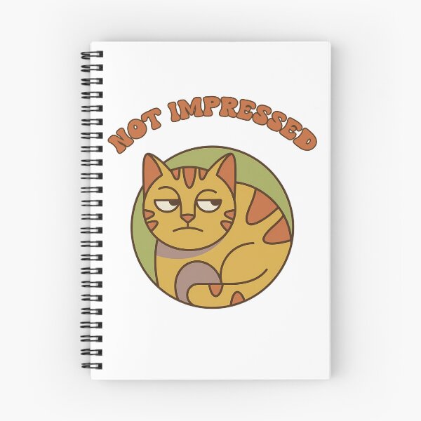 Item preview, Not Impressed Cat designed and sold by Sed94.