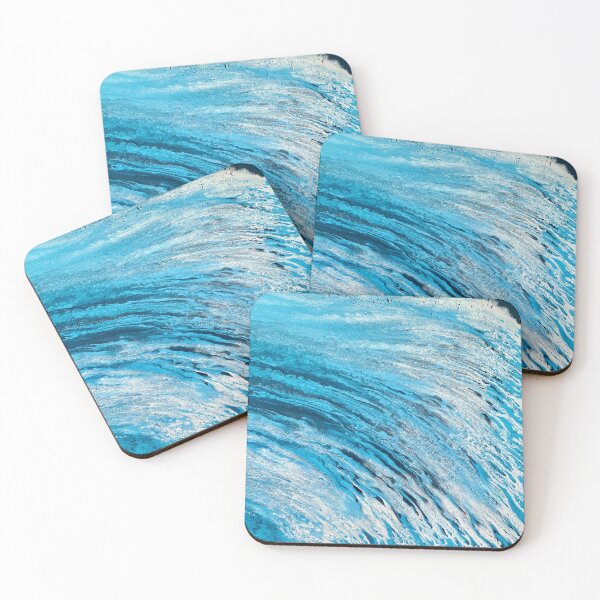 Item preview, Waterfall – Flowing Blue Acrylic Pour Art designed and sold by FlowingFreedom.
