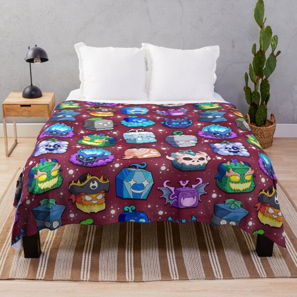Item preview, Blox Fruits Roblox Seamless Pattern designed and sold by Kubala Designs.