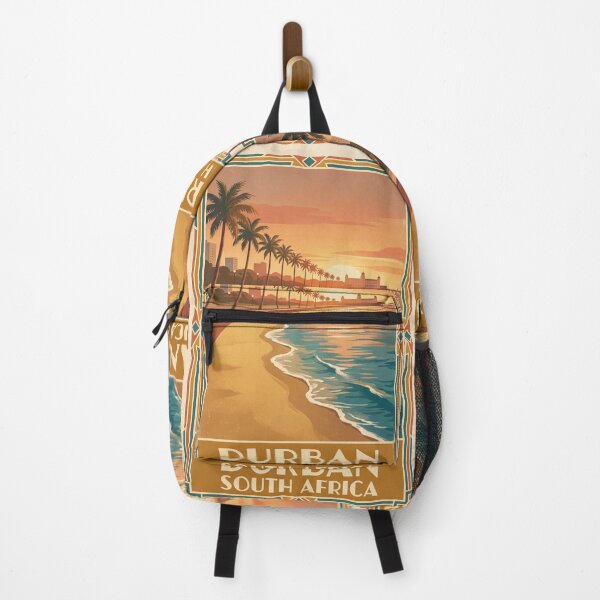 Item preview, Durban South Africa Vintage Travel Poster – Golden Mile Beach & Indian Ocean Art designed and sold by Bomax121.