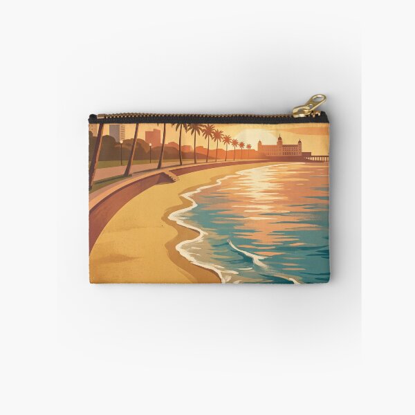 Item preview, Durban South Africa Vintage Travel Poster – Golden Mile Beach & Indian Ocean Art designed and sold by Bomax121.