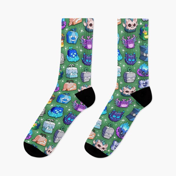 Item preview, Blox Fruits Roblox Seamless Pattern  designed and sold by Kubala Designs.