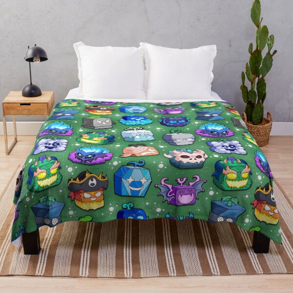 Item preview, Blox Fruits Roblox Seamless Pattern designed and sold by Kubala Designs.