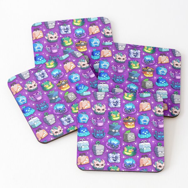 Item preview, Blox Fruits Roblox Seamless Pattern  designed and sold by Kubala Designs.