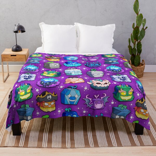 Item preview, Blox Fruits Roblox Seamless Pattern designed and sold by Kubala Designs.