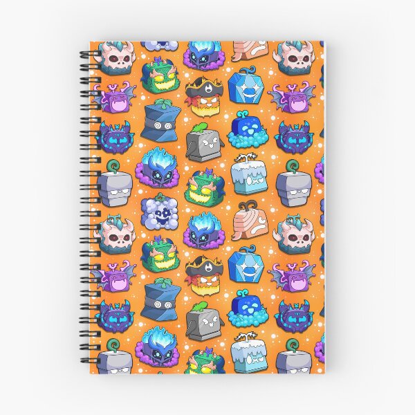Item preview, Blox Fruits Roblox Seamless Pattern  designed and sold by Kubala Designs.
