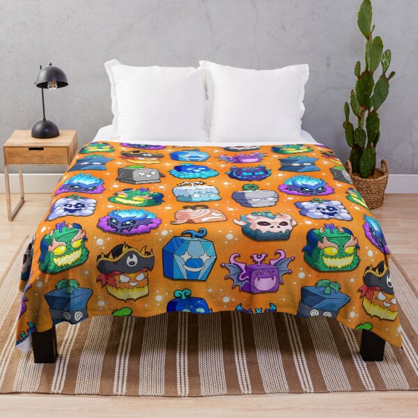 Item preview, Blox Fruits Roblox Seamless Pattern designed and sold by Kubala Designs.